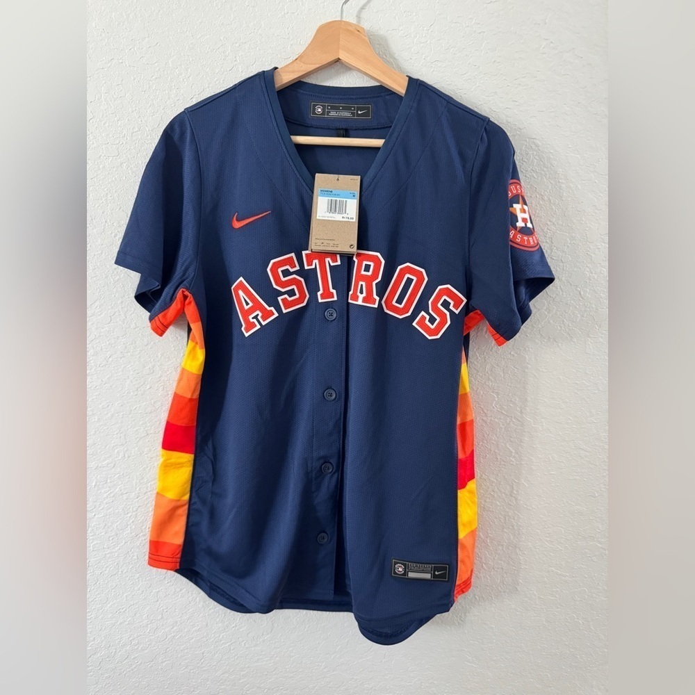 NWT Nike houston Astros women verlander jersey Sz XL